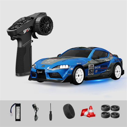 Hstar D24 1/24 Scale RC Drift Car – 4WD, Gyro Stabilized, LED Lights, 25+ KM/H