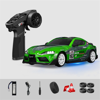 Hstar D24 1/24 Scale RC Drift Car – 4WD, Gyro Stabilized, LED Lights, 25+ KM/H