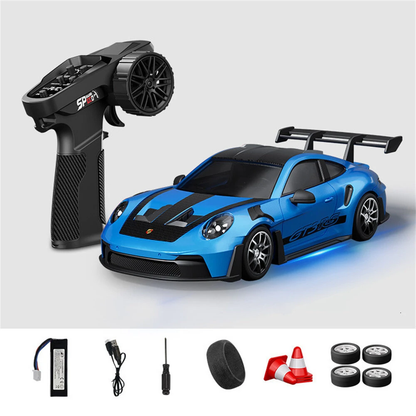 Hstar D24 1/24 Scale RC Drift Car – 4WD, Gyro Stabilized, LED Lights, 25+ KM/H