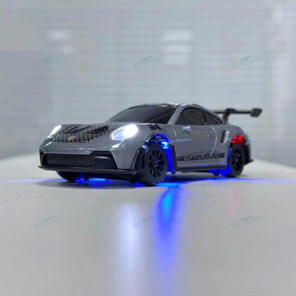 HStar D43-01Q 1/43 Scale 4WD Alloy RC Drift Car Porsche 911 with Gyro & LED Lights