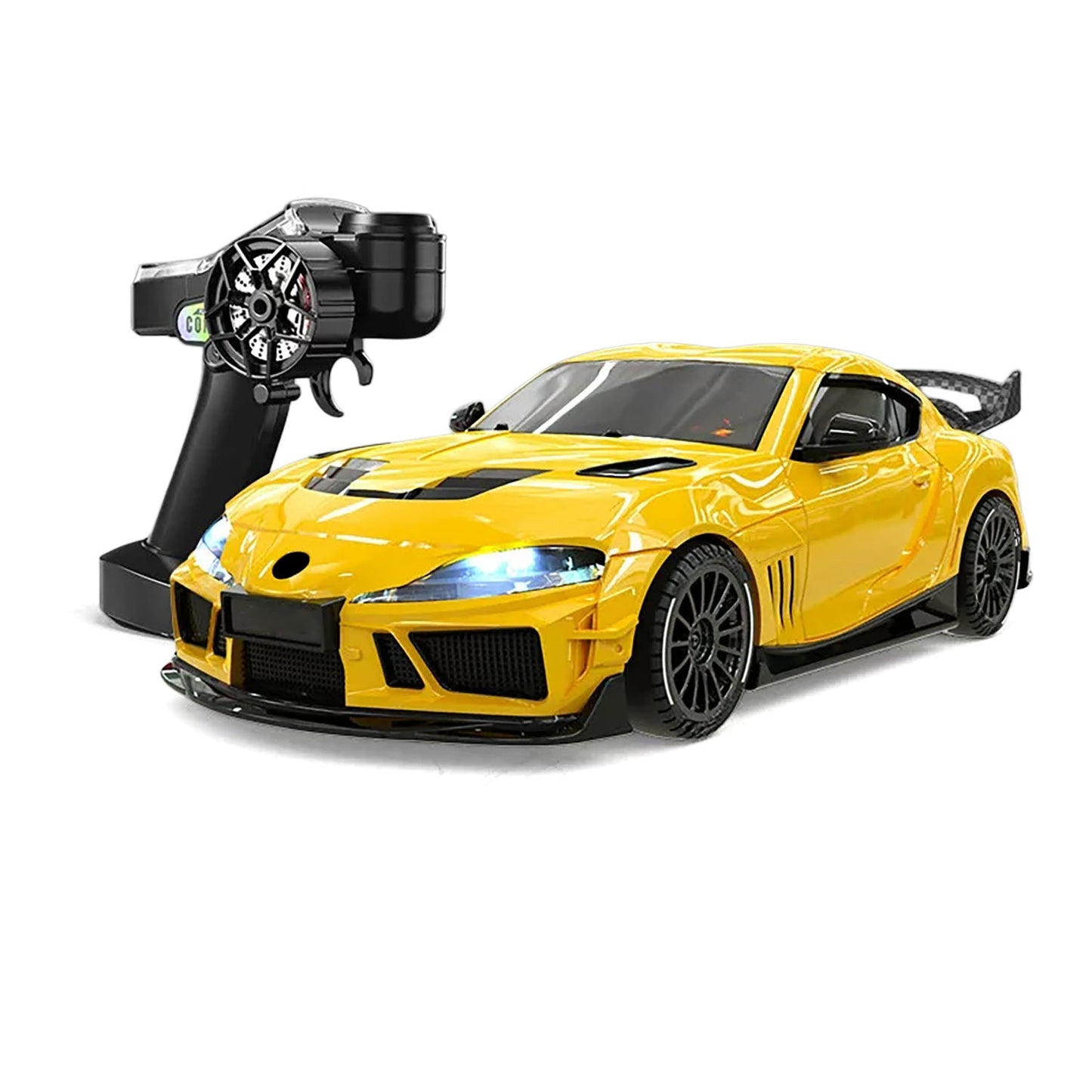 JXC SP4301 Supra 1/43 4WD RC Drift Car w/ Gyro – Officially Licensed Full Proportional 2.4GHz Mini Drift Car (1087X Lion Dance)