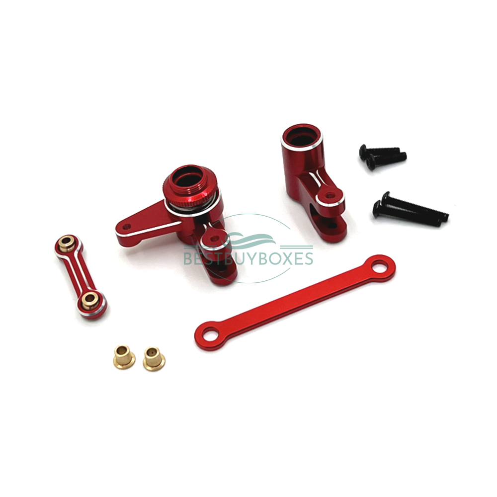 MJX Hyper Go 10208 Aluminum Upgraded Parts Full Set - Front/Rear Arms, Steering Assembly, Shock Towers & More