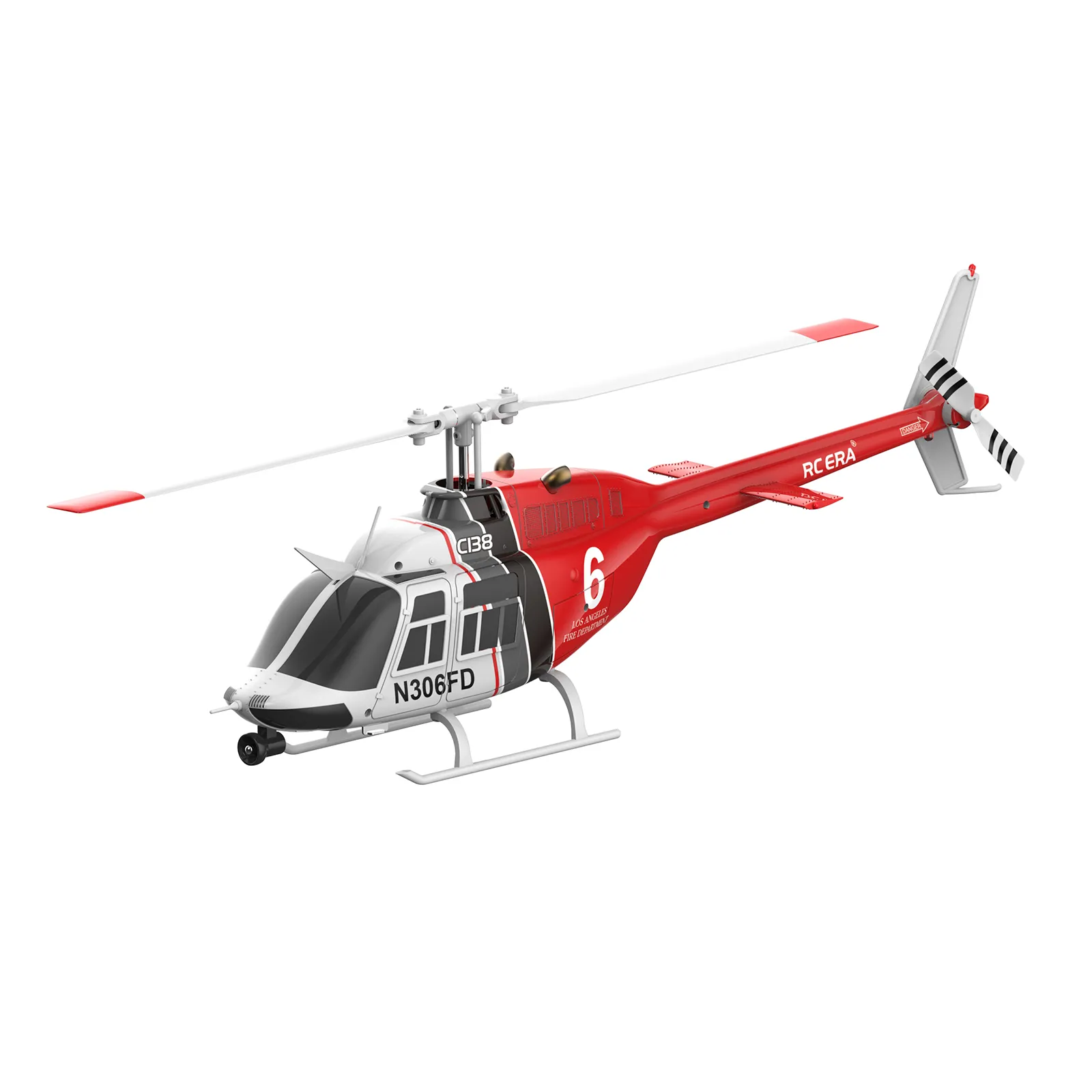 RC ERA C138 Bell 206 Flybarless Helicopter - 6CH 1/33 Scale Realistic ...