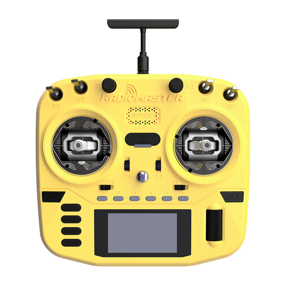 RadioMaster Boxer Crush 2.4GHz ELRS Radio Transmitter with AG01 CNC Hall Gimbals - Perfect for FPV Racing Drones, Quad RC Airplanes, Helicopters