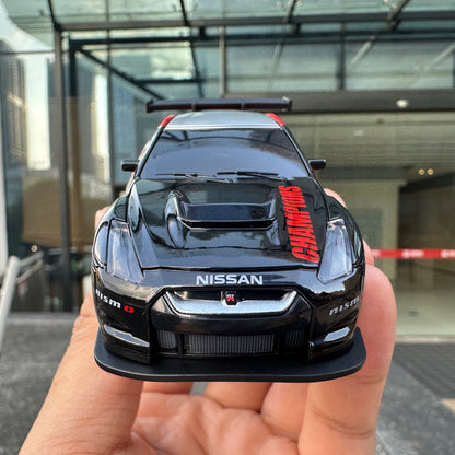 WHOOSH H4 Nissan GT-R R35 1/43 4WD Drift RC Car RTR w/ Gyro & LED – Officially Licensed