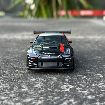 WHOOSH H4 Nissan GT-R R35 1/43 4WD Drift RC Car RTR w/ Gyro & LED – Officially Licensed