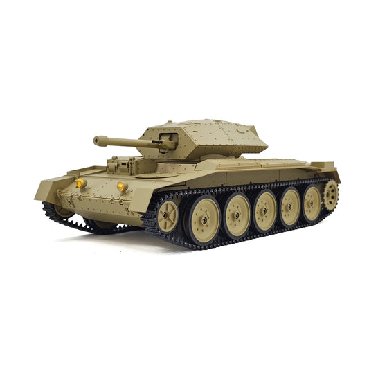 CoolBank G2078 1/16 British Crusader RC Tank – 360° Turret, Dual-Speed, Smoke & Sound Effects