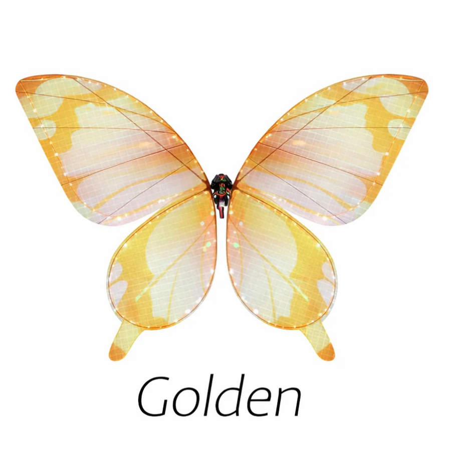 CXRC Bionic Butterfly Ornithopter RC Flapping Wing Aircraft – 70cm Wingspan Handcrafted Flying Butterfly Drone with LED