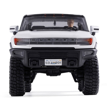 FMS FCX18 Hummer EV RTR 1/18 4WD RC Pickup Truck | Off-Road Rock Crawler |Metal Gear Servo, 2-Speed Transmission