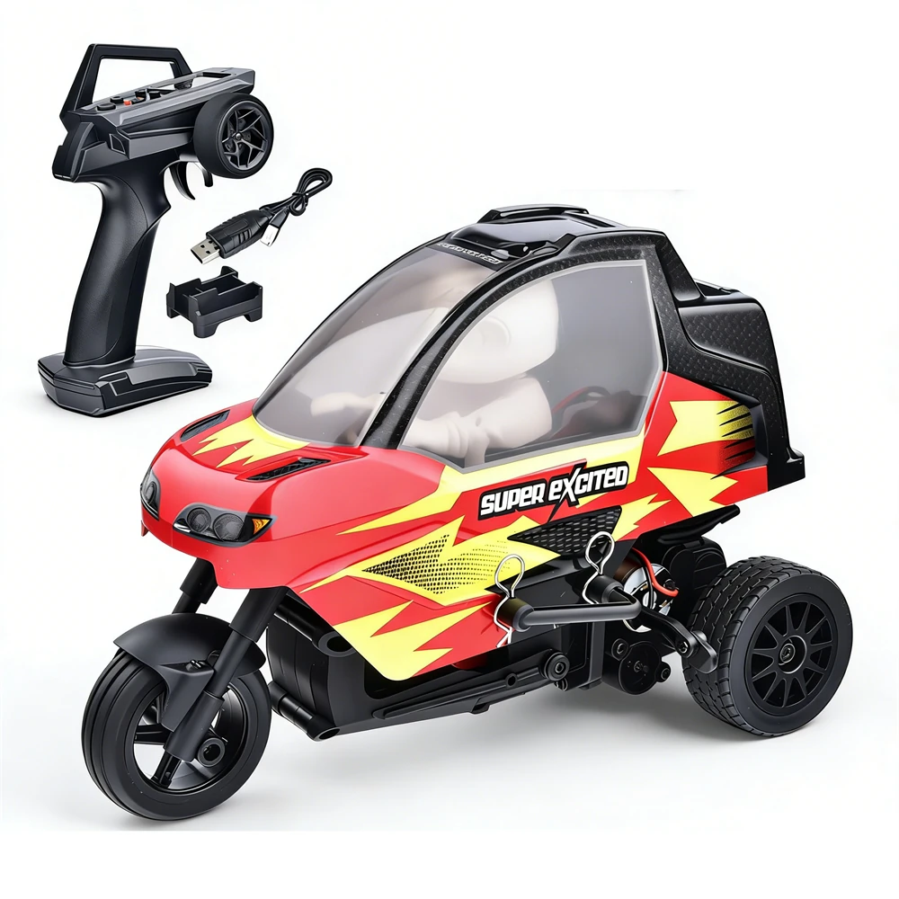 Geeks X801 RC Tricycle Motorcycle 1/8 RTR 2.4G RWD Drift Bike 25km Geeks X801 RC Tricycle Motorcycle 1/8 RTR 2.4G RWD Drift Bike 25km