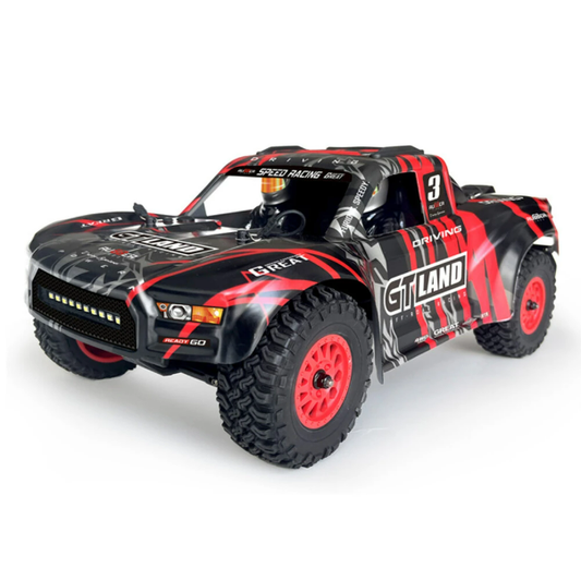GTFans M607 1:12 4WD Brushless Short Course RC Truck – RTR, 60KM/H, Carbon Chassis, Splash Waterproof