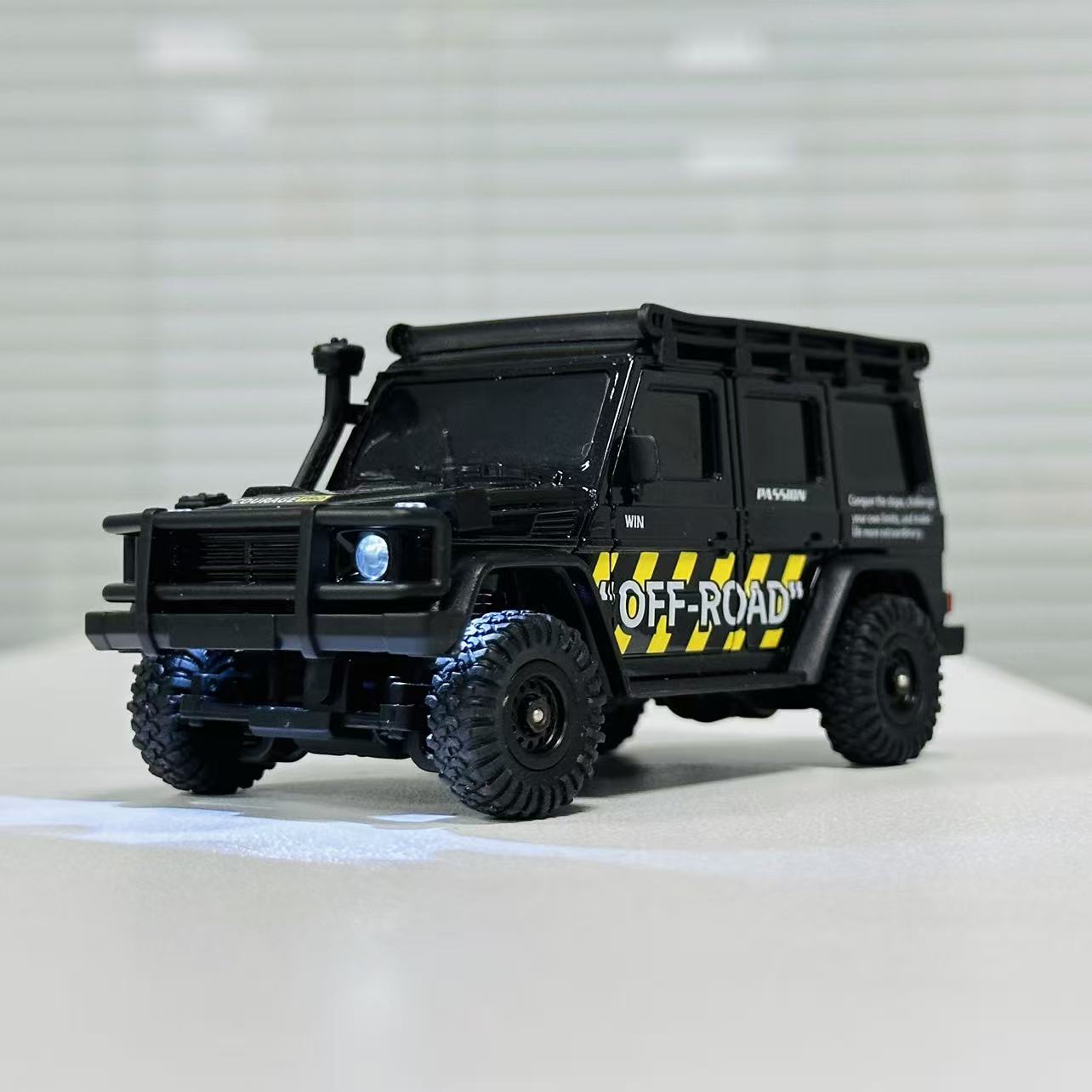 HB Toys 1:43 4WD Mini RC Rock Crawler – App & 2.4GHz Remote Control, LED Lights, USB Rechargeable Micro Off-Road Truck