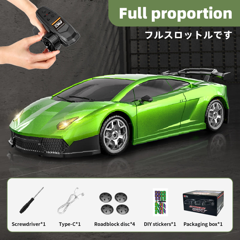 Haiboxing HBX 2198 1/43 Scale RC Drift Car – 4WD Mini Remote Control Car with Coreless Motor, Gyro Assist & LED Lights