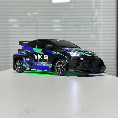 Hstar D24 1/24 Scale RC Drift Car – 4WD, Gyro Stabilized, LED Lights, 25+ KM/H