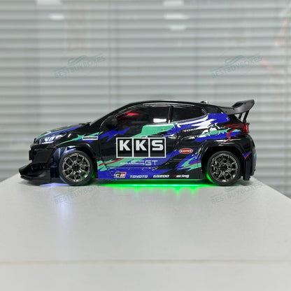 Hstar D24 1/24 Scale RC Drift Car – 4WD, Gyro Stabilized, LED Lights, 25+ KM/H