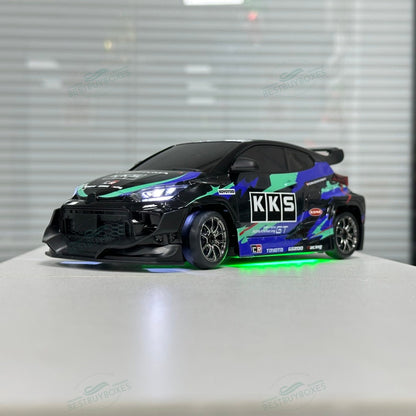 Hstar D24 1/24 Scale RC Drift Car – 4WD, Gyro Stabilized, LED Lights, 25+ KM/H