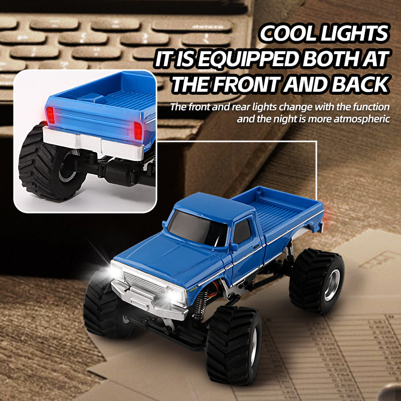 Jiabaile 3601 / 3602 1/36 Scale Mini 4WD RC Crawler – Micro Off-Road Rock Climber with Metal Wheels, Proportional Control, 3-Speed Throttle