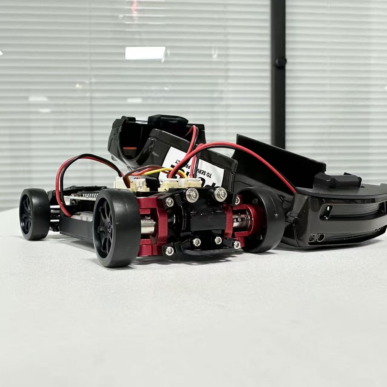 Jiabaile 1/36 Full Proportional 4WD Mini RC Drift & Racing Car with Gyro – Carbon Fiber Chassis, LED Lights, 25km/h