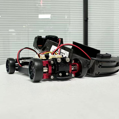 Jiabaile 1/36 Full Proportional 4WD Mini RC Drift & Racing Car with Gyro – Carbon Fiber Chassis, LED Lights, 25km/h