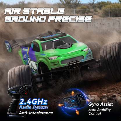 JIUSI Scout SC10 1/10 4WD 3S Brushless RC Monster Truck RTR – 50+ MPH