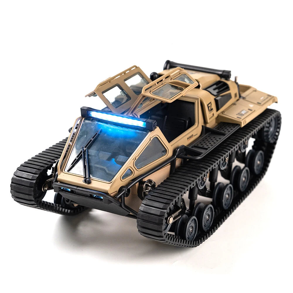 JJRC C8812 LED ライトフルスケールタンク JJRC C8812 High-Speed RC Tank Car – 360° Drift, Dual Motors