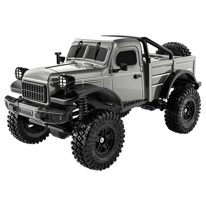 JJRC C8813 4WD 2.4G Rock Crawler Off-Road RC Truck with LED Lights – High Torque Motor, 12km/h Speed, 500mAh Li-ion Battery