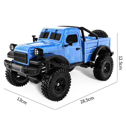 JJRC C8813 4WD 2.4G Rock Crawler Off-Road RC Truck with LED Lights – High Torque Motor, 12km/h Speed, 500mAh Li-ion Battery