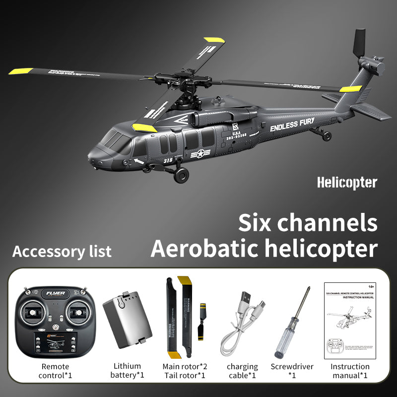 JJRC U9901 Flybarless 6CH RC Helicopter – Brushless Motor, Altitude Hold & Optical Flow