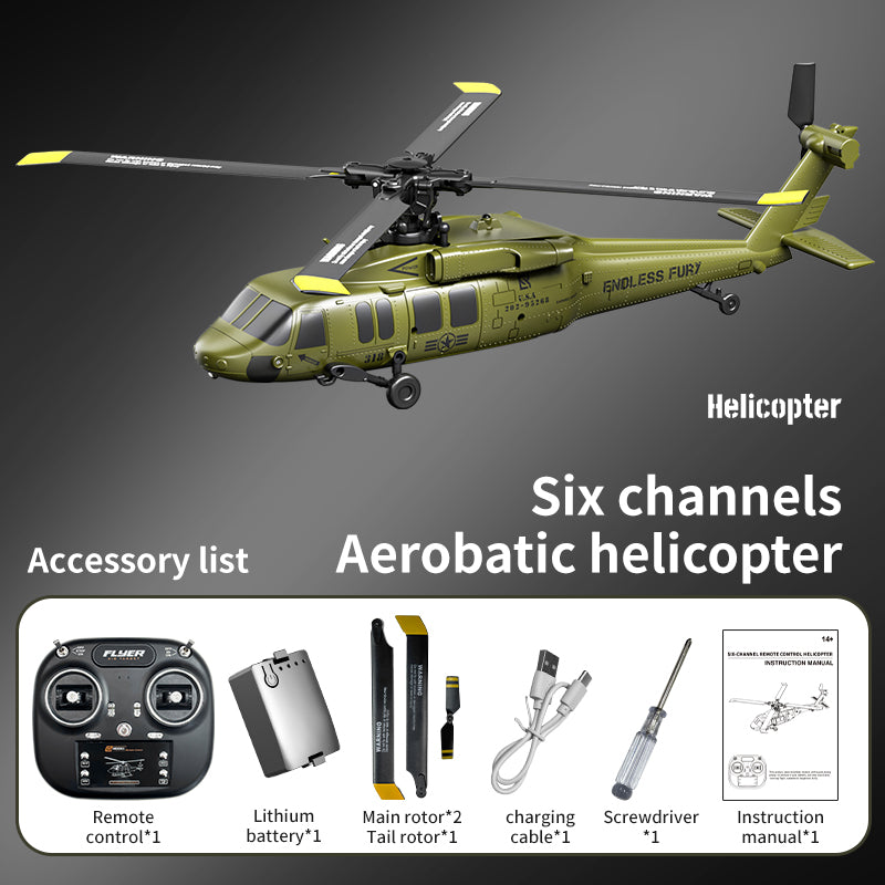 JJRC U9901 Flybarless 6CH RC Helicopter – Brushless Motor, Altitude Hold & Optical Flow