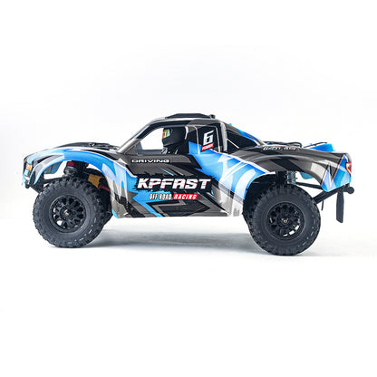 KFPlan KF17 1:12 Brushless RC Rally Truck – 3S Power, 60km/h Speed, All-Metal Drivetrain, LED Lights, JX Servo