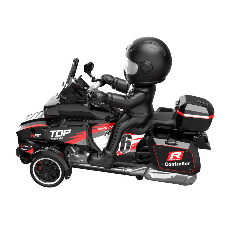 KFPlan KF35 1:43 3-Wheel RC Drift Trike Motorcycle with Rider Figure 2.4GHz RTR Mini Drift Bike