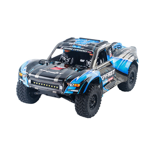 KFPlan KF17 1:12 Brushless RC Rally Truck – 3S Power, 60km/h Speed, All-Metal Drivetrain, LED Lights, JX Servo