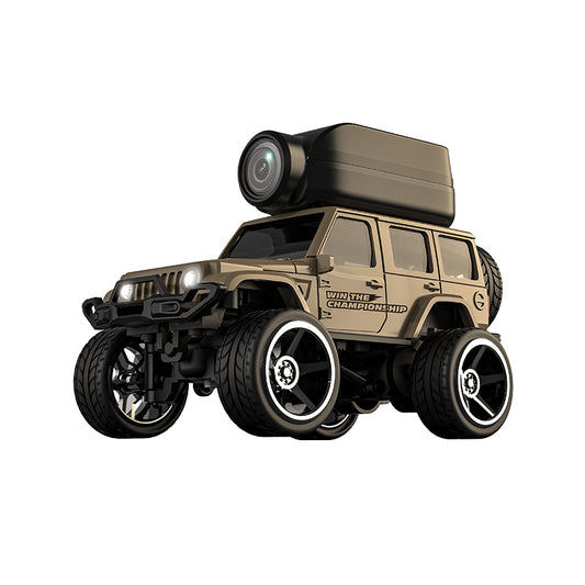 KFPlan KF32 1/64 Scale Off-Road Alloy Mini RC Climbing Car with 480p Top-Mounted FPV Camera – High-Speed 2.4GHz Control