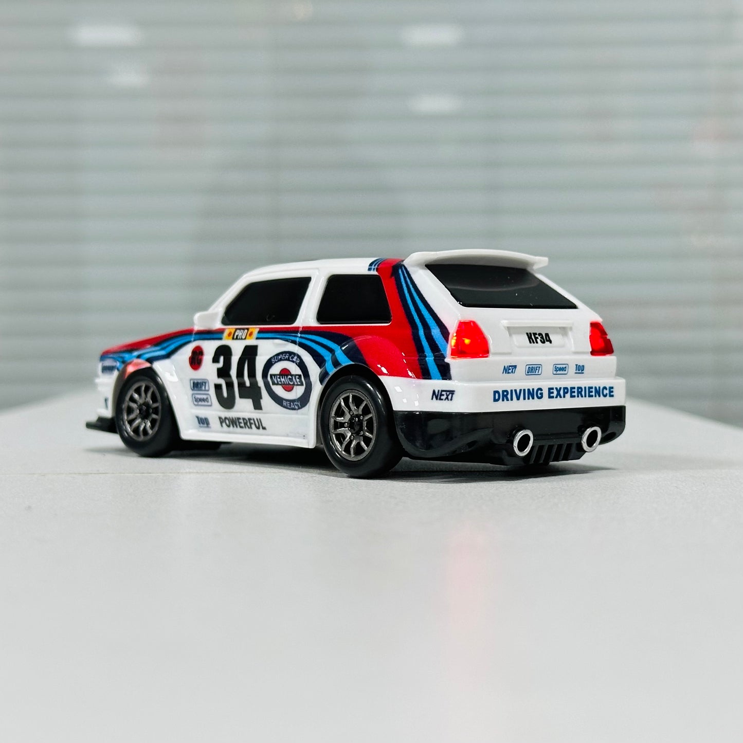 KFPlan KF34 1/43 Scale 4WD RC Drift Car – Micro RTR Electric Drift Car with LED Lights & 2.4GHz Controller