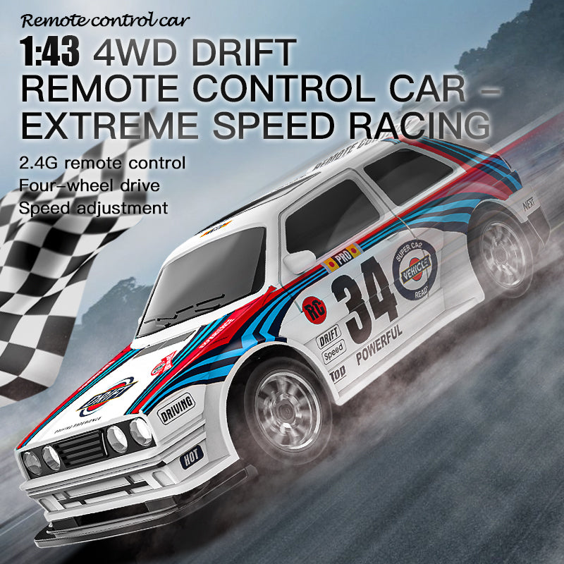 KFPlan KF34 1/43 4WD RC Drift Car | Micro Electric Drift RC