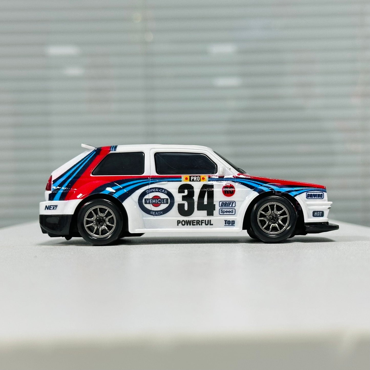 KFPlan KF34 1/43 Scale 4WD RC Drift Car – Micro RTR Electric Drift Car with LED Lights & 2.4GHz Controller