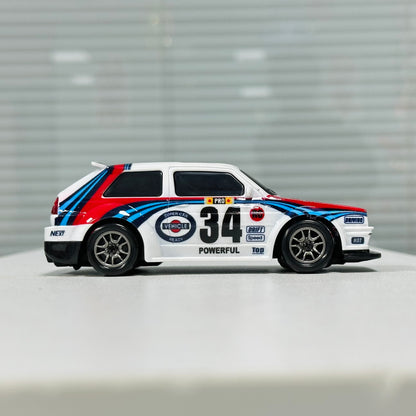 KFPlan KF34 1/43 Scale 4WD RC Drift Car – Micro RTR Electric Drift Car with LED Lights & 2.4GHz Controller