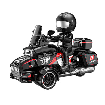 KFPlan KF35 1:43 3-Wheel RC Drift Trike Motorcycle with Rider Figure 2.4GHz RTR Mini Drift Bike