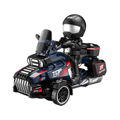 KFPlan KF35 1:43 3-Wheel RC Drift Trike Motorcycle with Rider Figure 2.4GHz RTR Mini Drift Bike