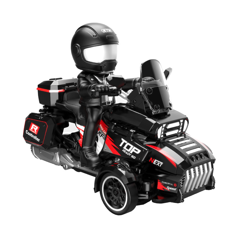 KFPlan KF35 1:43 3-Wheel RC Drift Trike Motorcycle with Rider Figure 2.4GHz RTR Mini Drift Bike