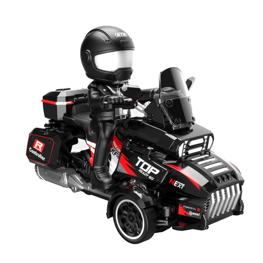 KFPlan KF35 1:43 3-Wheel RC Drift Trike Motorcycle with Rider Figure 2.4GHz RTR Mini Drift Bike
