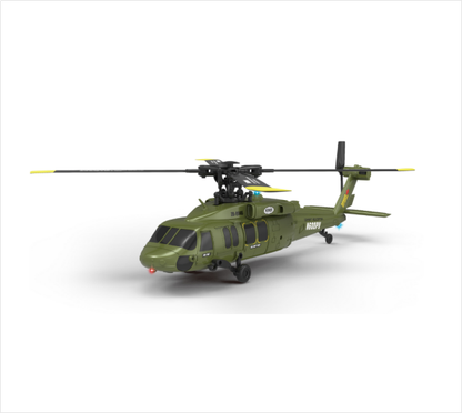 KOOTAI F05 Blackhawk 2.4GHz 6CH RC Helicopter – 6-Axis Gyro, Optical Flow, Brushless Motor, RTF