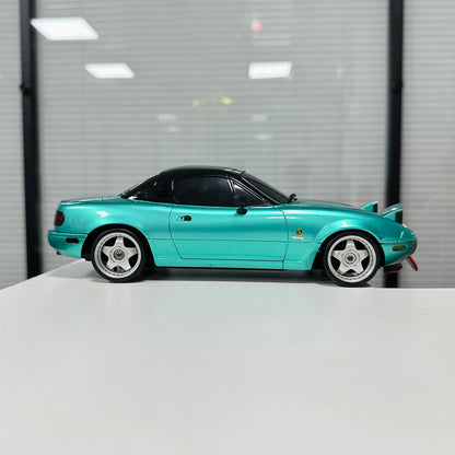 LDRC LD1804 Mazda MX-5 Miata NA 1/18 RC Drift Car w/ Gyro, LED Pop-Up Lights, RWD, 2.4GHz – Official Licensed