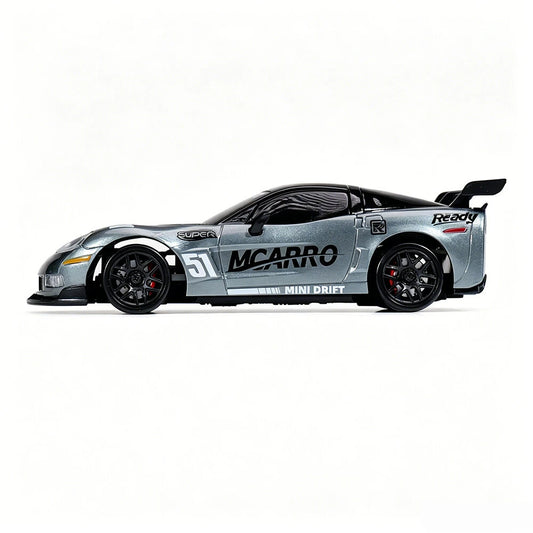 MCARRO TR051 RTR 1/43 2.4GHz 4WD Drift Desktop RC Car with Gyro – Full Proportional Mini Racing Car
