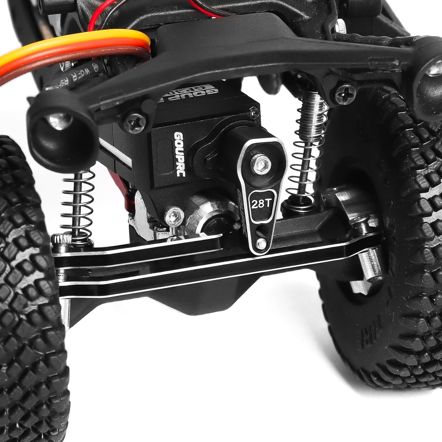 GOUP RC GP30 Mini Metal Gear Servo with 28T Aluminum Horn for Axial SCX30 1/30 RC Crawlers