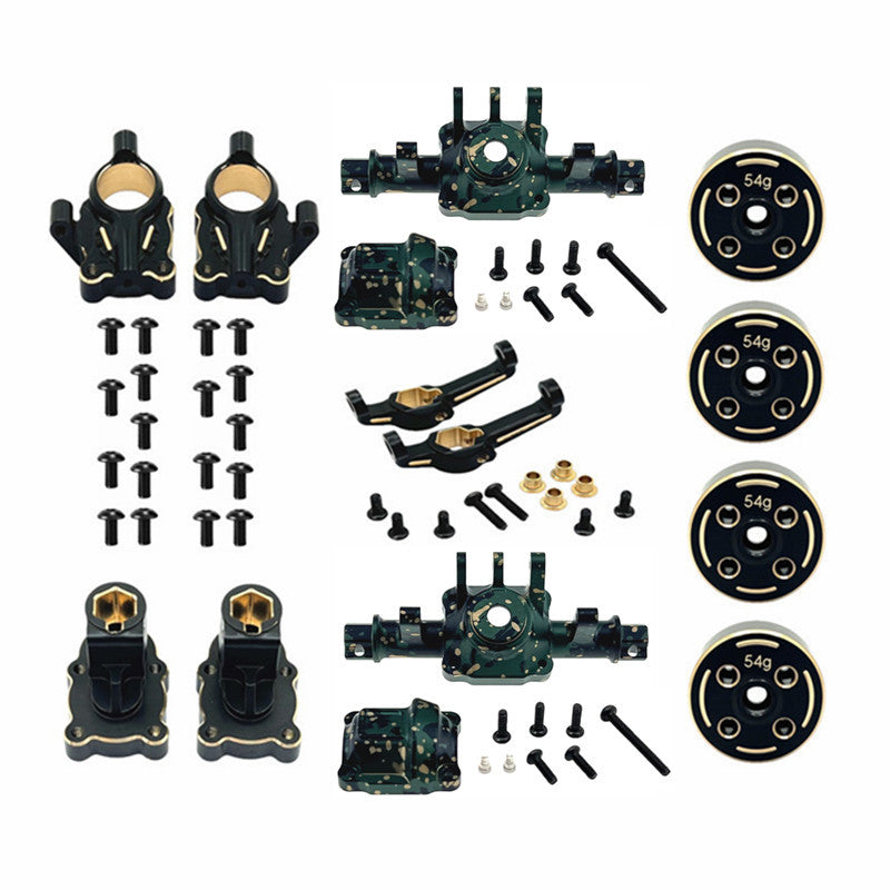 MJX Hyper Go H18P 1/18 Metal Upgrade Parts – Aluminum & Brass RC Car Accessories