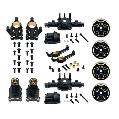 MJX Hyper Go H18P 1/18 Metal Upgrade Parts – Aluminum & Brass RC Car Accessories