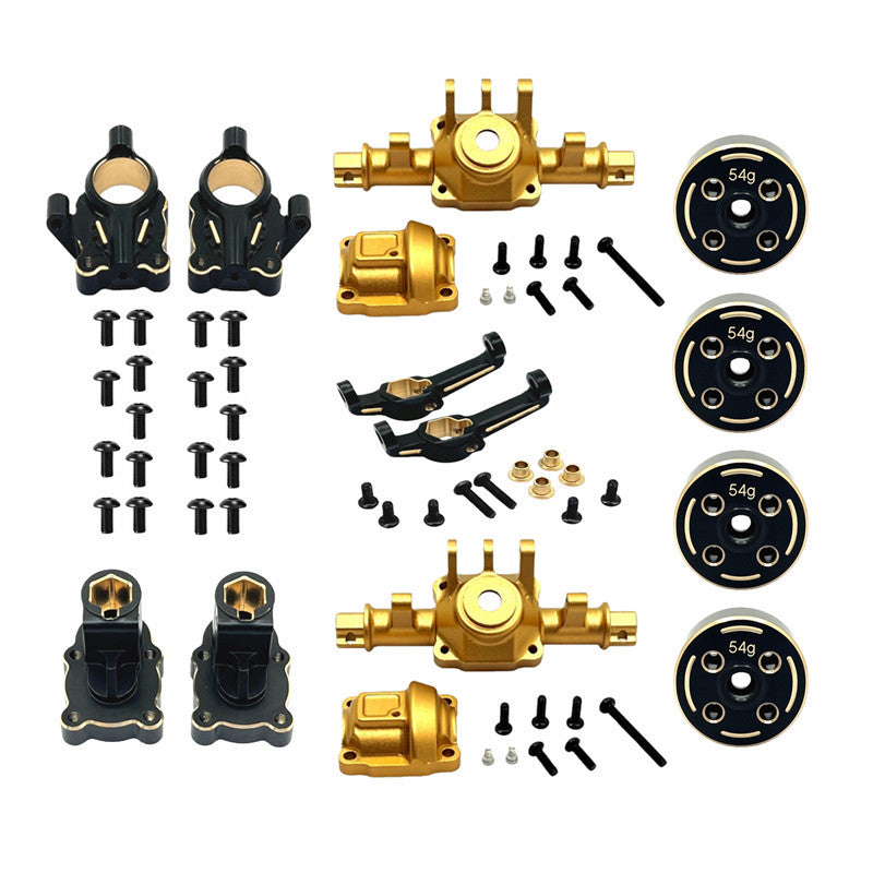 MJX Hyper Go H18P 1/18 Metal Upgrade Parts – Aluminum & Brass RC Car Accessories