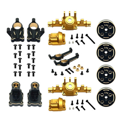 MJX Hyper Go H18P 1/18 Metal Upgrade Parts – Aluminum & Brass RC Car Accessories