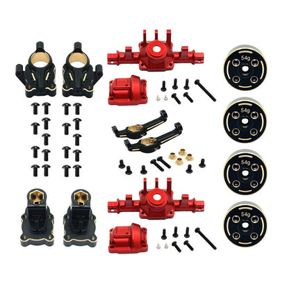 MJX Hyper Go H18P 1/18 Metal Upgrade Parts – Aluminum & Brass RC Car Accessories